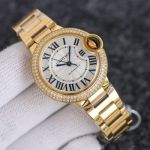 TW Factory Cartier 33*10MM NH05 Movement Sapphire Fisheye Glass Watch cartier water resistant swiss made 2301 cc708177